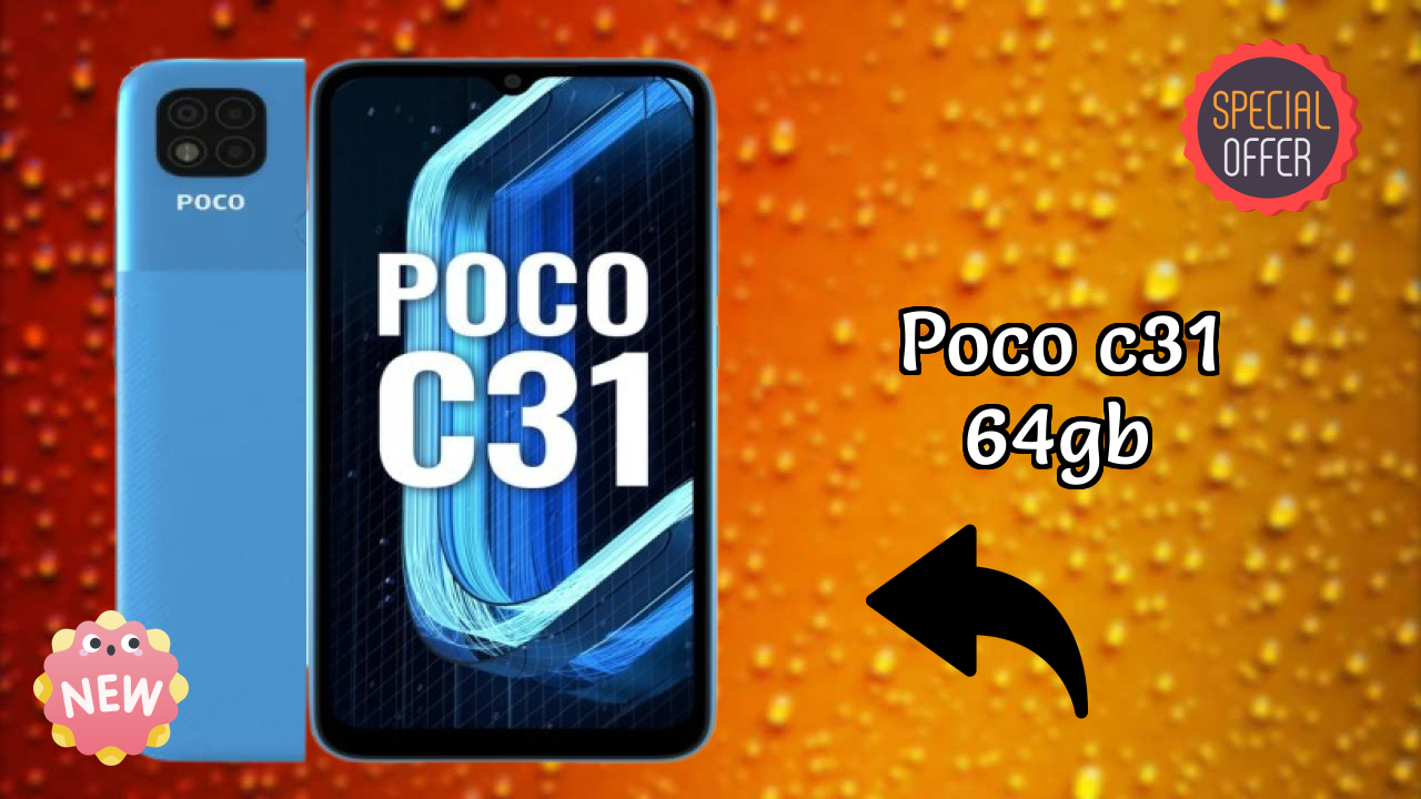 POCO C31 64GB Display Analysis: 6.53 Inches (16.59 Cm) Quality