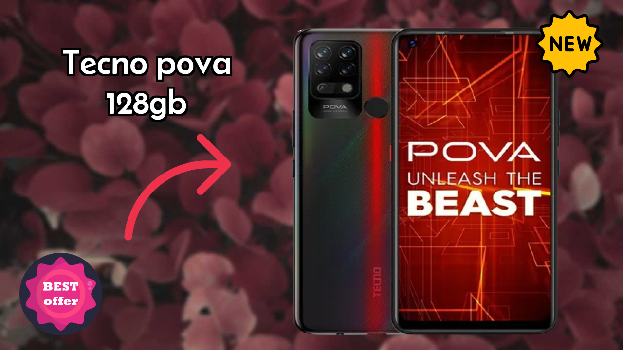 Tecno Pova 128GB Display Quality: 6.8 Inches (17.27 Cm) Screen